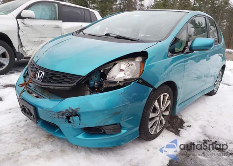 2012 Honda Fit Sport из США, поврежденный, VIN JHMGE8H58CC010825